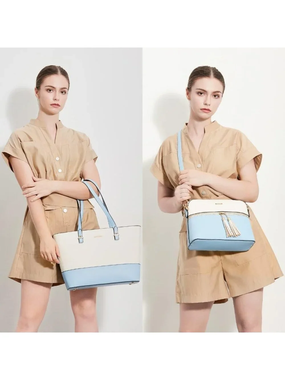 Chic Women's Tote & Shoulder Bag | Stylish Handbag for Work, Travel, School